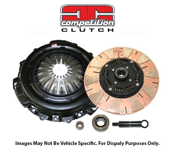 COMPETITION CLUTCH PERFORMANCE CLUTCH KIT - SCC Stage 3 Street/Strip Series 2600 - Segmented Ceramic for Mitsubishi Lancer Evo 2001-2002 4G63 Cyl 4 2.0L EVO 7