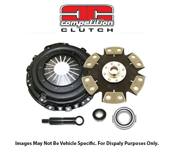 COMPETITION CLUTCH PERFORMANCE CLUTCH KIT - SCC Stage 4 Rigid Strip Series 0620 - 6 Pad Rigid Ceramic for Mitsubishi Lancer 2002-2003 4G94 Cyl 4 2.0L Non-Turbo