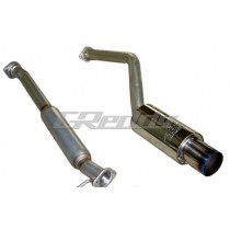 GReddy Racing Ti-C Exhaust; Single Muffler; 2Piece System; Right Side Exit; Piping:80mm;Tip:115mm