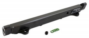 AEM High Volume Fuel Rail. Black. Mitsubishi 4G63 (25-131BK)