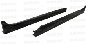 SEIBON Carbon Fiber Side Skirts Mitsubishi Lancer Evolution GSR YR: 2008-2009